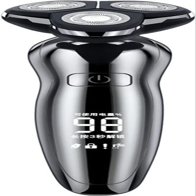 CAFFIA Mens Electric Shaver, Multifunction USB Rechargeable Electric Shaver & Grooming Kit, Cordless Hair Razor with Smart Charging Display & Double Ring Veneer Knife Mesh, for Men