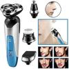 CAFFIA 4 in 1 Multi-Functional Electric Shaver, Cordless Electric Razor, USB Rechargeable Electric Shaver & Grooming Kit with 4D Floating Rotary, for Haircutting and Beard Trimming view 2