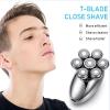 Electric Razor for Men's, Super Electric Shavers for Men 7D Floating Rotary Razor Cordless USB Rechargeable Multifunctional Grooming Kit with LED Display view 3