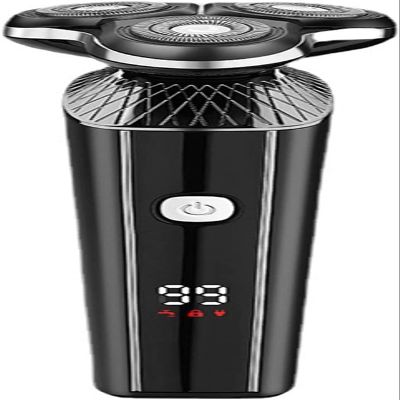 CAFFIA 4-in-1 Multifunctional USB Rechargeable Shaver, Waterproof Cordless Electric Shaver, Electric Shaver & Grooming Kit with LED Digital Display & Travel Lock, for Facial Care Needs