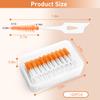 Dual-Use Interdental Brushes, Silicone Tooth Floss Picks Dental Picks Interdental Brush Toothpick Dental Brushes Teeth Brush Picks for Braces Oral Cleaning (120) view 2