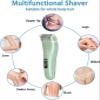 CAFFIA Epilator Removal for Women, USB Rechargeable Waterproof Epilator, Electric Hair Removal with LED Display, Wet & Dry Epilator for Legs and Arms view 3