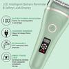 CAFFIA Epilator Removal for Women, USB Rechargeable Waterproof Epilator, Electric Hair Removal with LED Display, Wet & Dry Epilator for Legs and Arms view 4