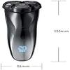CAFFIA Smart Rechargeable Razor, Waterproof Electric Cordless Shaver, Electric Shaver & Grooming Kit with Smart Display & Travel Lock, Intelligent Anti-Pinch Razors for Bathroom, Travel view 2
