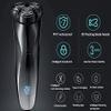 CAFFIA Smart Rechargeable Razor, Waterproof Electric Cordless Shaver, Electric Shaver & Grooming Kit with Smart Display & Travel Lock, Intelligent Anti-Pinch Razors for Bathroom, Travel view 3