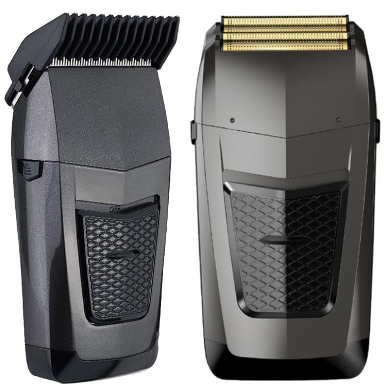 Electric Razor for Men, Rechargeable Cordless Shaver for Men Twin Blade Reciprocating Beard Razor Face Care Multifunction Powerful Trimmer