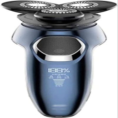 CAFFIA Mens Electric Razor for Men Electric Face Shavers Rechargeable Shaving Men's Cordless Razors IPX7 Waterproof Wet Dry Rotary Shavers Beard Trimmer USB Charging