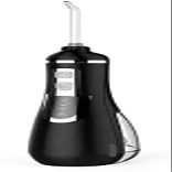 CAFFIA Water Flosser Cordless,Dental Oral Irrigator with 3 Modes,IPX7 Waterproof,200ML Water Tank,Multifunction Portable and Rechargeable Teeth Cleaner for Travel Home Braces (Color : Black)
