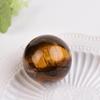1PC Natural Dream Amethyst Ball Polished Globe Massaging Ball Reiki Healing Stone Home Decoration Souvenirs Gift-tigers eye,35-40mm view 1