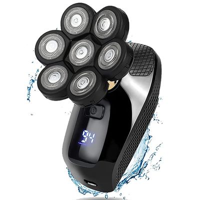 Electric Razor for Men's, 7D Electric Shaver for Men Razor Bald Clipper Waterproof USB Faster-Charging LED Display for Men Trimmer Electric Rotary Razor