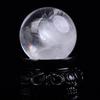 1PC Natural Dream Amethyst Ball Polished Globe Massaging Ball Reiki Healing Stone Home Decoration Souvenirs Gift-white quartz,25-30mm view 1