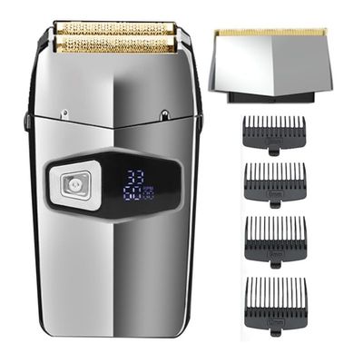 Electric Razor for Men, Professional Cordless Metal Barber Shop Hair Shaver for Men Beard Electric Shaver Razor Fade Bald Head Shaving Machine
