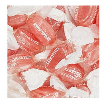 VIMIX SUGAR FREE Hard Boiled Sweet - PICK & MIX QUALITY ASSORTED WRAPPED SWEETS Bag (Sherbet Strawberries, 1kg)