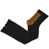 liovitor 2X Compression Stockings Nylon Zipper Compression Sock Leg Knee Support Open Toe Varicose Veins Stretch Socks(Black)XXL view 4