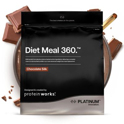 Protein Works | Diet Meal 360 - Platinum, Chocolate Silk, 500g