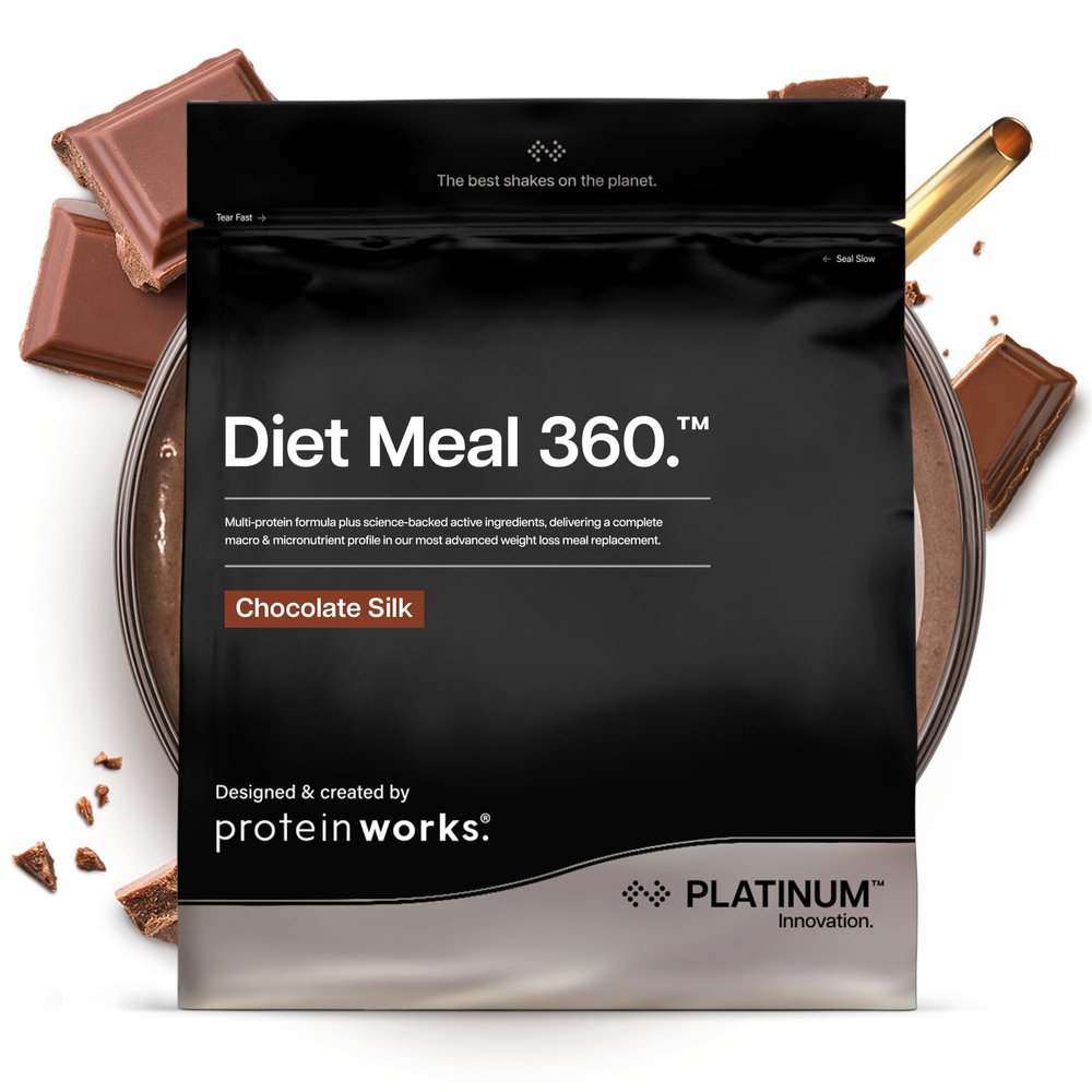 Protein Works | Diet Meal 360 - Platinum, Chocolate Silk, 500g