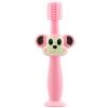 ZUMAHA Cartoon Monkey Shape Toothbrush, 360 Silicone Manual Toothbrush, Portable Toddler Toothbrushes Ages 1-3 view 1
