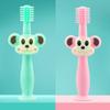 ZUMAHA Cartoon Monkey Shape Toothbrush, 360 Silicone Manual Toothbrush, Portable Toddler Toothbrushes Ages 1-3 view 3