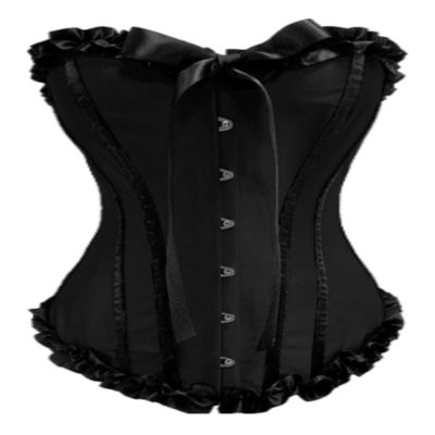 OKGD Corsets and Bustiers for Women Top Lingerie Bustier Push Up Corsets Gothic Lace Vintage Cosplay Victorian Plus Size-Black,XXXXL
