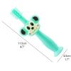 ZUMAHA Cartoon Monkey Shape Toothbrush, 360 Silicone Manual Toothbrush, Portable Toddler Toothbrushes Ages 1-3 view 2