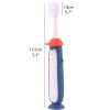 Cute Penguin Shape Toothbrush, Manual Toothbrush with Extra Soft Bristles, Pack of 2 Toothbrushes for Kids 3-12 Years view 2