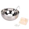 Bxyzan Sauna Aromatherapy Bowl,20cm Stainless Steel Sauna Aromatherapy Bowl Essential Oil Holder Sauna Room Accessories view 2