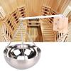 Bxyzan Sauna Aromatherapy Bowl,20cm Stainless Steel Sauna Aromatherapy Bowl Essential Oil Holder Sauna Room Accessories view 4
