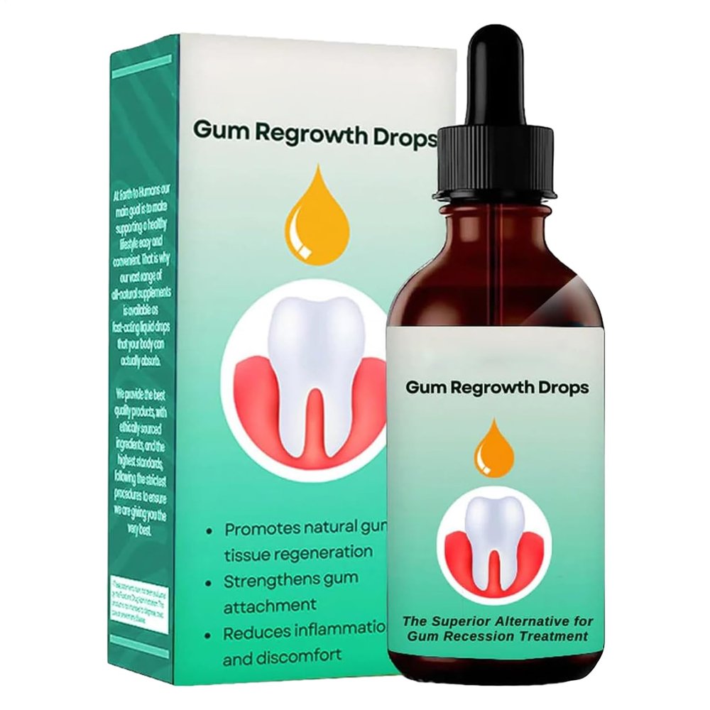 Gum Regrowth Drops | Gum Repair for Receding Gums | 30ml Gum Repair Gel Gum Regrowth Oral Care Drops for Receding Gums, Gum Repair Regrowth
