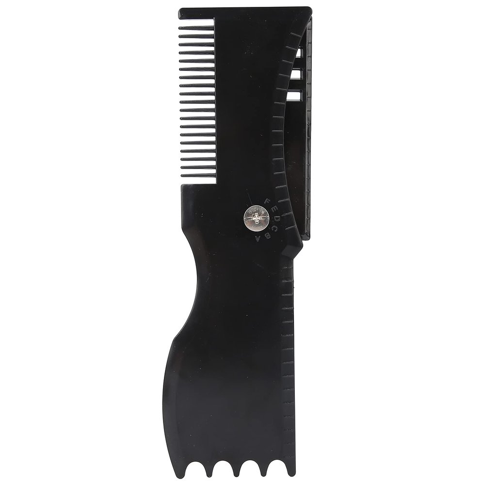 ANKROYU Men's Beard Shaping Templates, Beard Templates Men's Beard Shaping Templates for Trimming the Hairline, Neckline and Goatee Rotating Beard Styling Tools