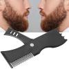 ANKROYU Men's Beard Shaping Templates, Beard Templates Men's Beard Shaping Templates for Trimming the Hairline, Neckline and Goatee Rotating Beard Styling Tools view 2