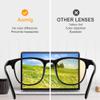 Aomig Blue Light Blocking Glasses, 3 Pcs Anti Blue Light Computer Gaming Glasses for Women Men, Lightweight Blue Light Blocking Reading Filter UV(Black+Transparent+Tortoiseshell) view 4