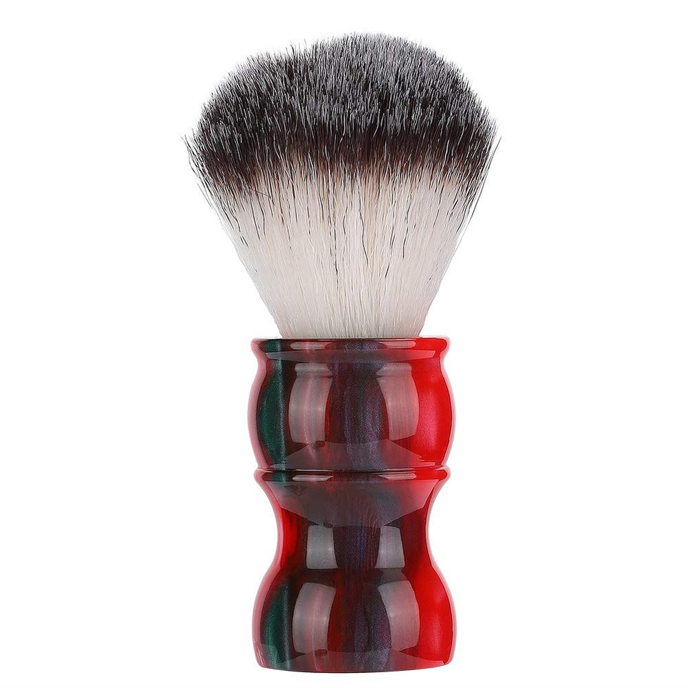 ANKROYU Barber Shaving Brush, Beard Shaving Brush Professional Men's Beard Shaving Brush Professional Men's Beard Shaving Brush for Hairdressing Salons Facial Hair Cleaning Brush for Home Use