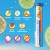 German Calcium + Vitamin D Drink Effervescent Tablets 140 Servings Orange-Grapefruit Flavour - 500 mg Calcium, 2,5 g Vitamin D3 - T&D Pharma  Made in Germany view 3