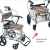 NATWEE YYAI-HHJU Old Man Trolley Foldable Shopping Cart Simple Wheelchair Leisure Walking Auxiliary Walker It's so kind of you view 3