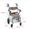 NATWEE YYAI-HHJU Old Man Trolley Foldable Shopping Cart Simple Wheelchair Leisure Walking Auxiliary Walker It's so kind of you view 4