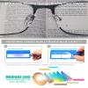 MODFANS 4 Pack Reading Glasses 1.75 Men Blue Light Blocking Metal Frame Rectangle Style Stainless Steel Material Readers Glasses Black Grey Blue Brown view 4