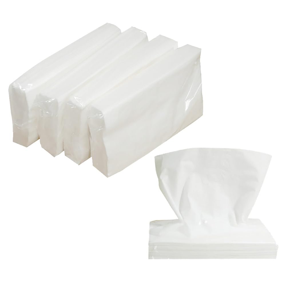 HugeDE 5 Packs Car Tissues Car Visor Napkins Car Travel Tissues Case Tissue Refills Napkin Holder Tissues Facial Tissue Packs