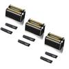 3 pack Professional Replacement Foil and Cutters for BaBylissPRO Barberology Double Foil Shaver, Compatible with BaBylissPRO Barberology FXFS2 ShaverBlack view 1