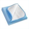 Bedecor Large Kylie Sheets Double Bed 86x132cm - Heavy Absorbency Washable Bed Pads for Incontinence Adults & Elderly - Waterproof Mattress Protector Sheet - Blue view 1