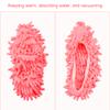 2Pcs Dust Mop Slippers, GLADFRESIT Microfiber Mop Socks, Washable Shoes Cover Floor Cleaner for Bathroom, Kitchen, House Cleaning (Pink) view 3