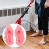 2Pcs Dust Mop Slippers, GLADFRESIT Microfiber Mop Socks, Washable Shoes Cover Floor Cleaner for Bathroom, Kitchen, House Cleaning (Pink) view 4