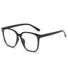 LTSRLL Anti Glare Presbyopic Glasses Square Anti Blue Light Reading Glasses Oversized Computer Readers Flat Light Mirror (Color : Black, Size : +150) view 1