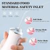 220ml Electric Oral Irrigator Cordless,USB Rechargeable Dental Water Flosser with 4 Nozzles and 3 Pressure Modes,Teeth Cleaning and Whitening 4 Jet Tip IPX7 Waterproof Teeth Cleaner (White) view 3