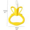 ZUMAHA Banana Shape Kids Toothbrush, Toddler Toothbrush for Age 1-3 Years Old, Bendable Baby Training Manual Toothbrush view 2