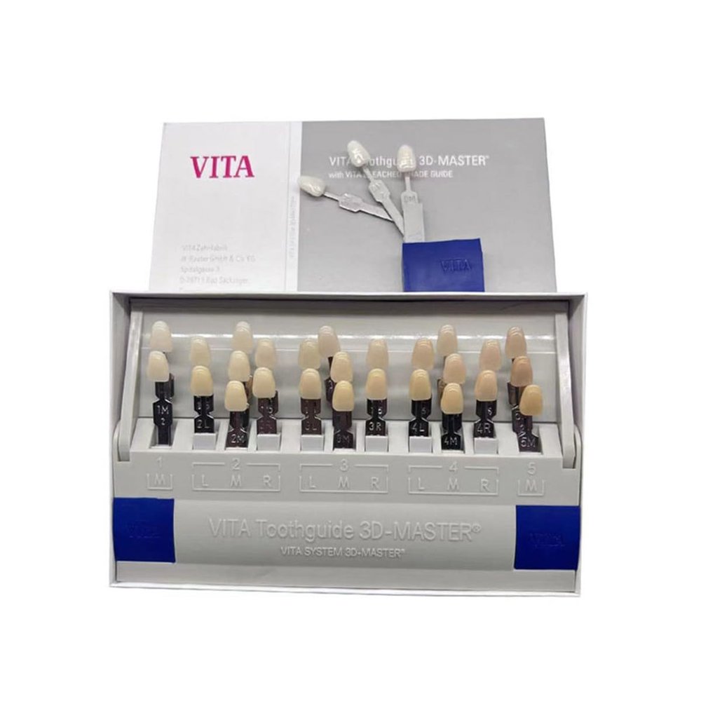 29 Colors Teeth Whitening Shade Guide Professional 3D Tooth Bleaching Shade Chart