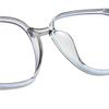 LTSRLL Trendy Cute Computer Readers Anti UV Blue Light Blocking Oversized Reading Glasses Eyeglasses Flat Light Mirror (Color : Tea, Size : +200) view 4