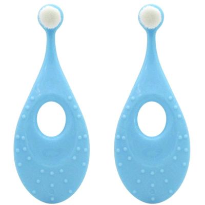 ZUMAHA Micro Nano Toothbrush with 10000 Bristles, 2 Pcs Manual Toothbrush, Toddler Toothbrush for Age 1-3 Years Old