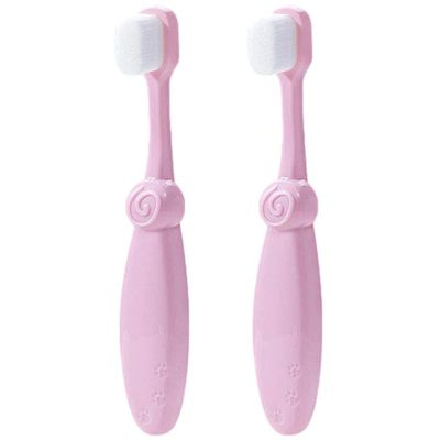 ZUMAHA Ultra Soft Kids Toothbrush with 10000 Bristles, Pack of 2 Manual Toothbrush, Toddler Toothbrush for Age 1-3 Years Old