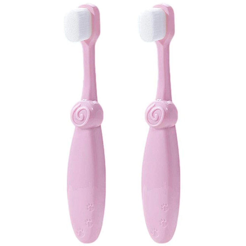 ZUMAHA Ultra Soft Kids Toothbrush with 10000 Bristles, Pack of 2 Manual Toothbrush, Toddler Toothbrush for Age 1-3 Years Old