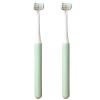ZUMAHA 3 Sided Design Toothbrush, Toddler Toothbrush for Age 4-12 Years Old, Portable & Independent Packaging Manual Toothbrush view 1